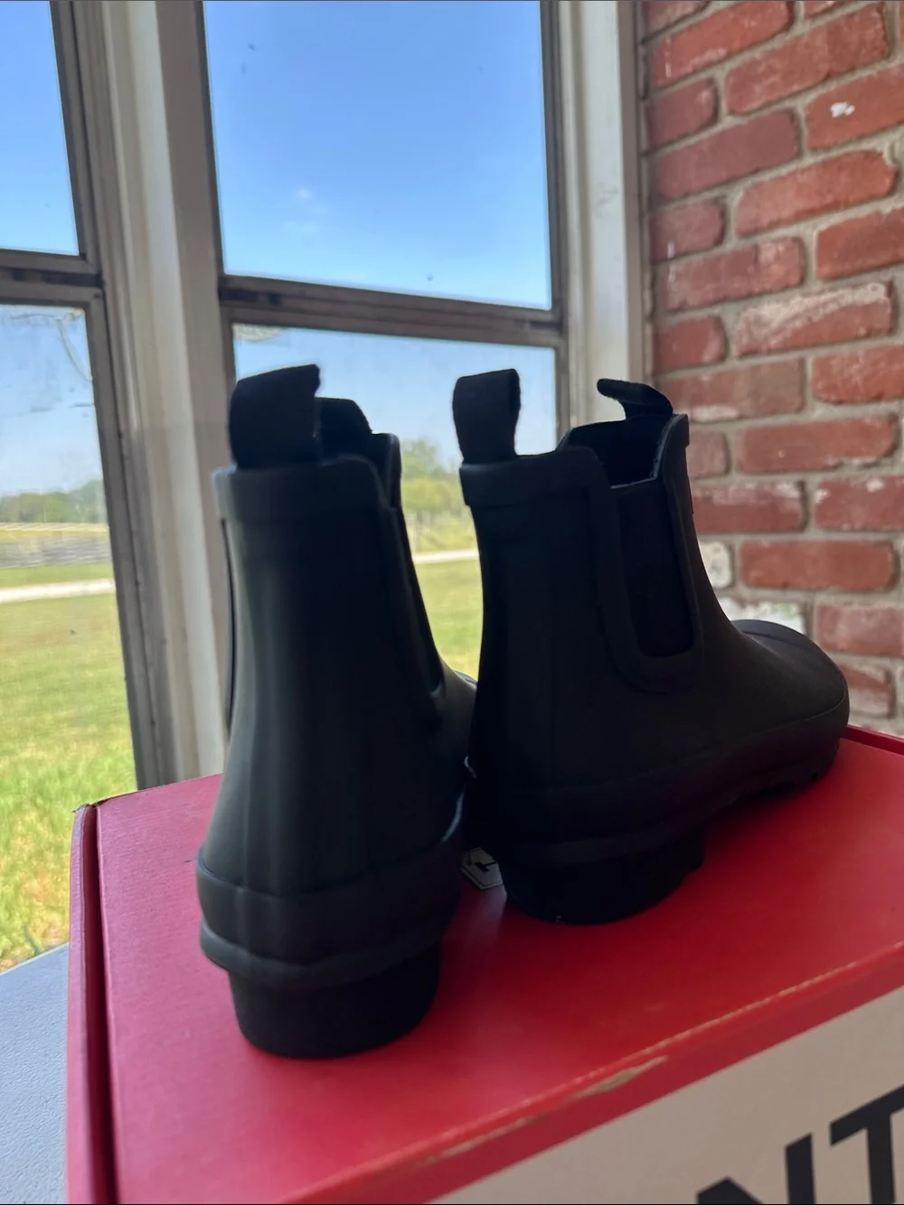 Hunter Rain Boots- Chelsea- Black
